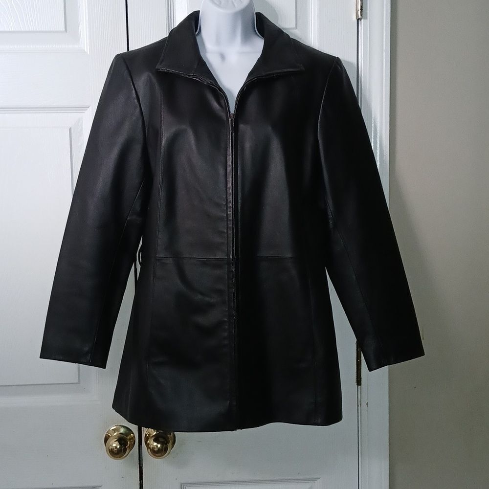 Worthington genuine leather jacket Sz M NEW never worn